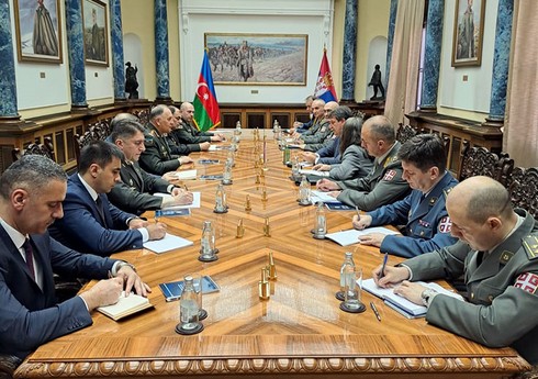 Baş Qərargah rəisinin Serbiyaya rəsmi səfəri başlayıb