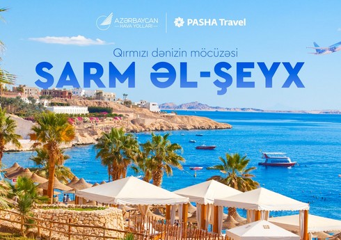 Bakıdan Şarm-əl-Şeyxə çarter aviareyslərinin sayı artırılacaq