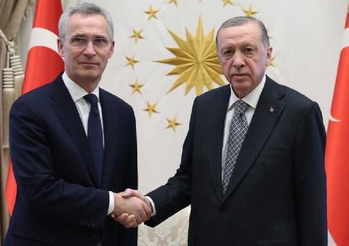 Ərdoğan NATO-nun Baş katibi ilə görüşüb
