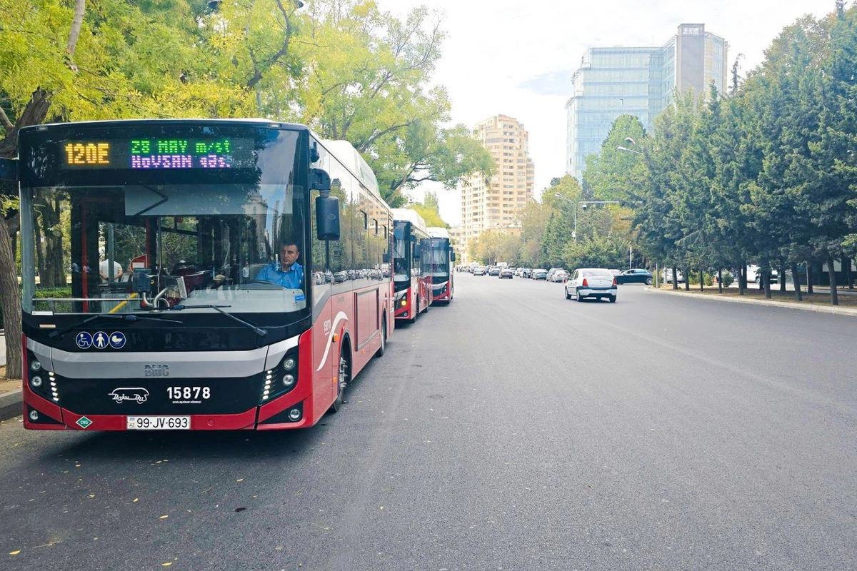 120, 120E və 121E nömrəli marşrutların hərəkət sxemləri müvəqqəti dəyişdirilib