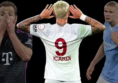 2023-cü ildə çempionatlarda ən çox qol vuran futbolçular: İkardi ikinci, Holann üçüncüdür