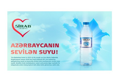 3-cü dəfə Azərbaycanın sevilən suyu seçildi