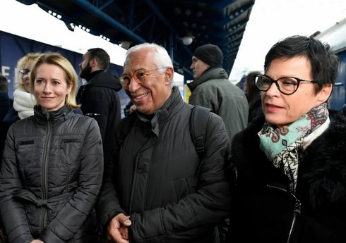 Aİ və Avropa Şurası yeni rəhbər heyəti Kiyevdə səfərdədir