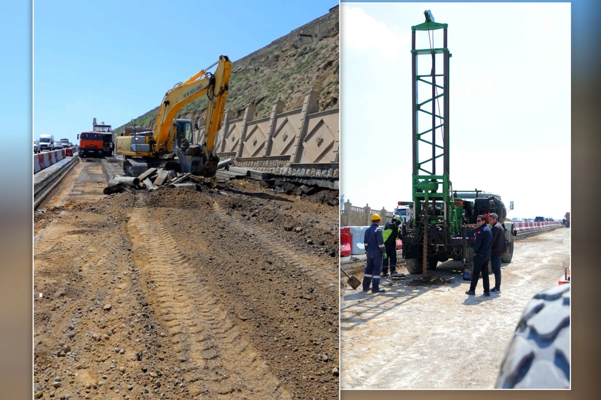 AAYDA: Bibiheybət yolunda bərpa işlərinə başlanılıb