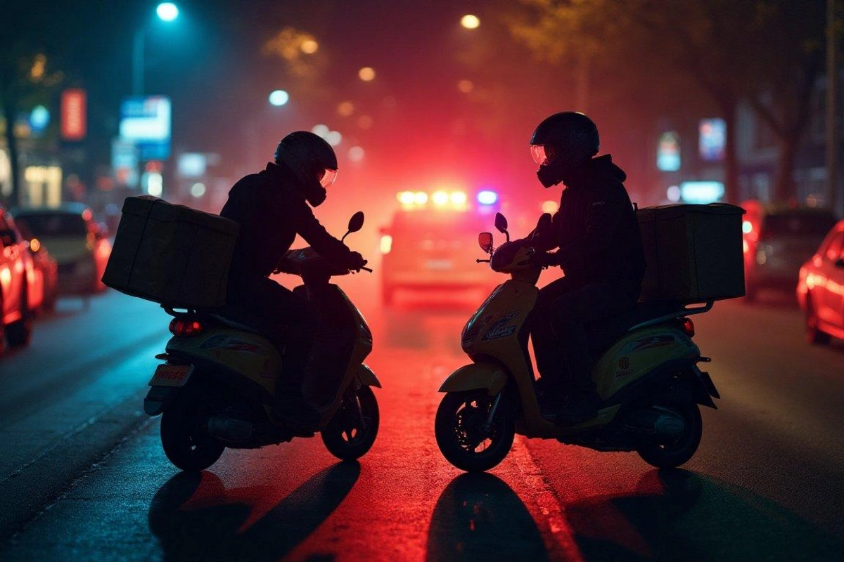 Abşeronda kuryerlər arasında İNSİDENT: Yaralı var