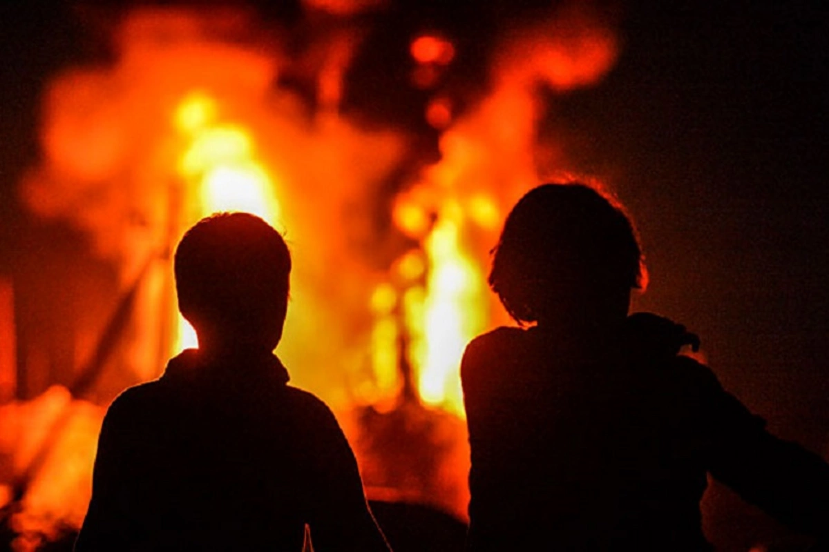 Ağdərədə yanğın törədən şəxs saxlanılıb