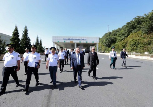 Şahin Bağırov “Mazımqara” gömrük postunda mövcud vəziyyətlə tanış olub