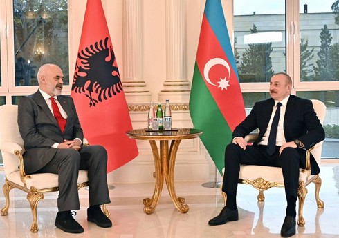 Albaniyanın Baş naziri Prezident İlham Əliyevə təbrik məktubu ünvanlayıb