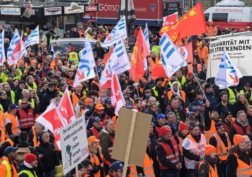 Almaniyada nəqliyyat işçiləri tətil keçirir