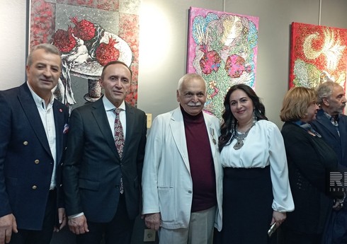 Ankarada xalq rəssamı Arif Hüseynovun “Novruz naxışları” sərgisi keçirilir