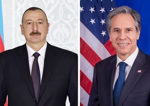 Antoni Blinken Prezident İlham Əliyevə zəng edib