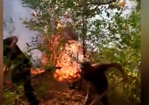 Astarada baş vermiş yanğın söndürülüb