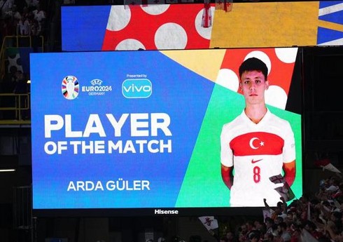 AVRO-2024: Arda Gülər Türkiyə - Gürcüstan matçının ən yaxşısı seçilib