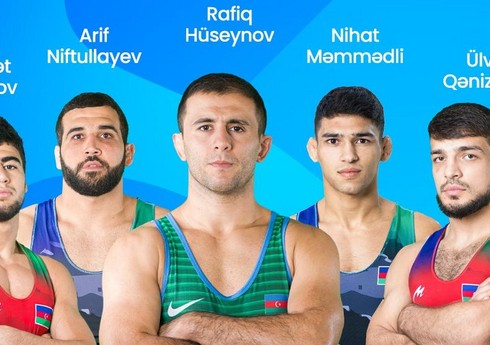 Avropa çempionatı: Azərbaycanın üç yunan-Roma güləşçisi yarımfinala yüksəlib