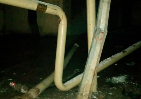 Avtomobil qaz xəttini yararsız hala salıb, qaz təchizatında fasilə yaranıb