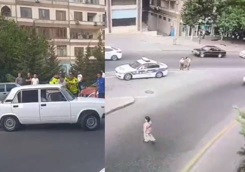 Avtoxuliqanlıq edib polisin əmrinə tabe olmayan şəxs saxlanılıb