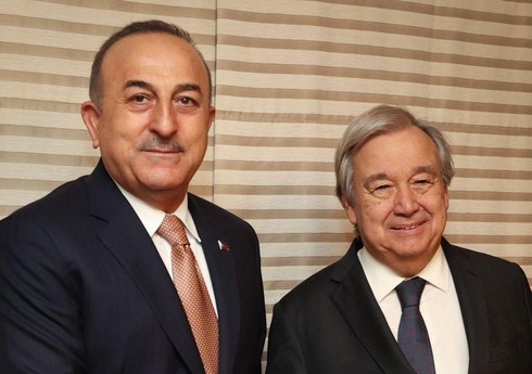 Çavuşoğlu BMT-nin Baş katibi ilə “taxıl sazişi”ni müzakirə edib
