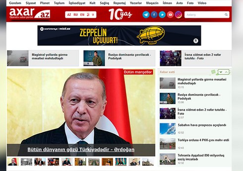 Axar.az 10 yaşını qeyd edir