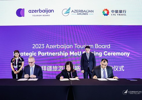 AZAL, ATB və “China Tourism Group” arasında Anlaşma Memorandumu imzalanıb