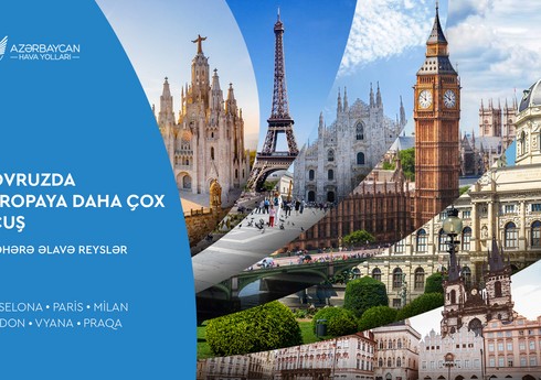  AZAL Novruz bayramı ərəfəsində Avropaya uçuşların sayını artırır