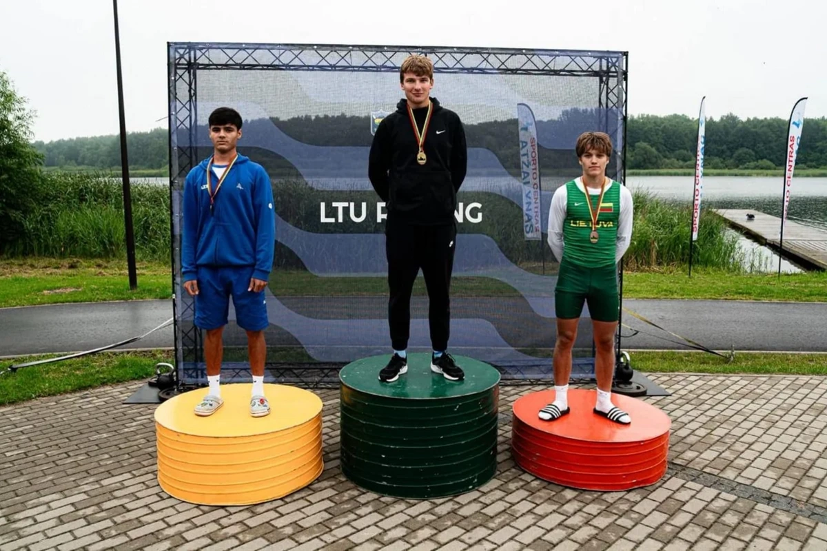 Azərbaycan avarçəkəni Azər İlyasov Litvada gümüş medal qazanıb