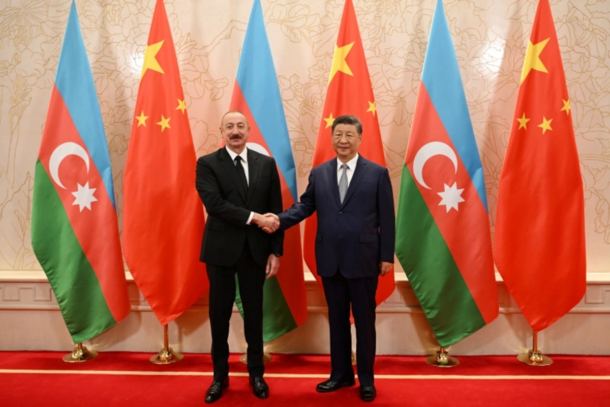 Azərbaycan Prezidenti İlham Əliyevin Çinin Sədri Si Cinpin ilə görüşü keçirilib