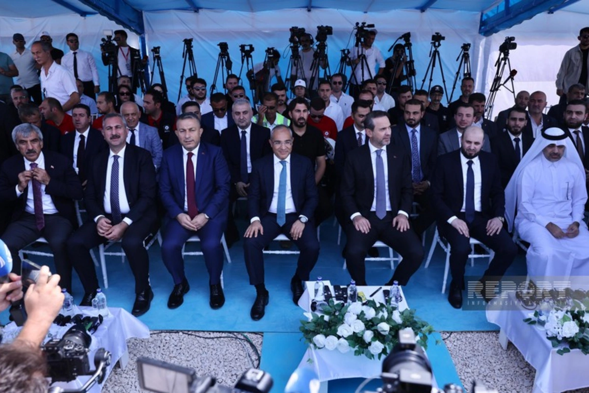 Azərbaycan qazının Suriyaya nəql olunma mərasimi keçirilib