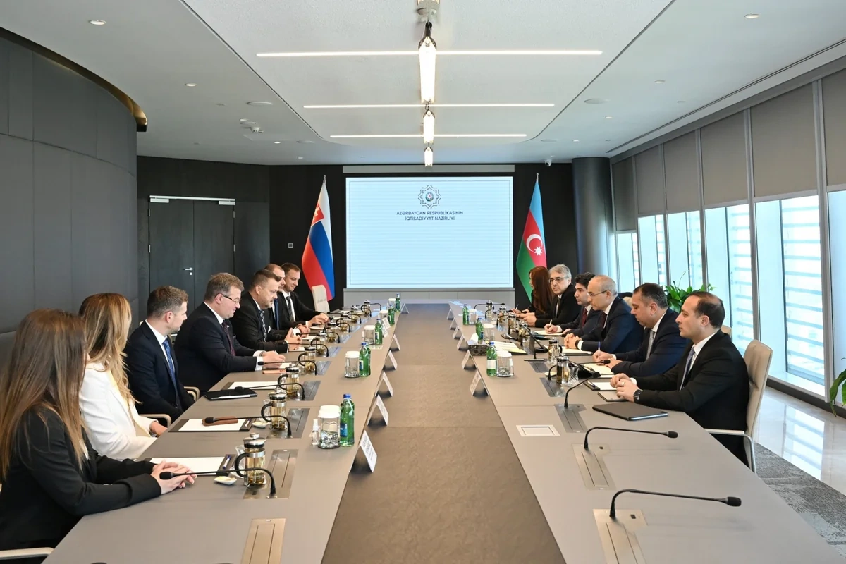 Azərbaycan və Slovakiya biznes əlaqələrinin gücləndirilməsini müzakirə edib Azərbaycan və Slovakiya biznes əlaqələrinin gücləndirilməsini müzakirə edib