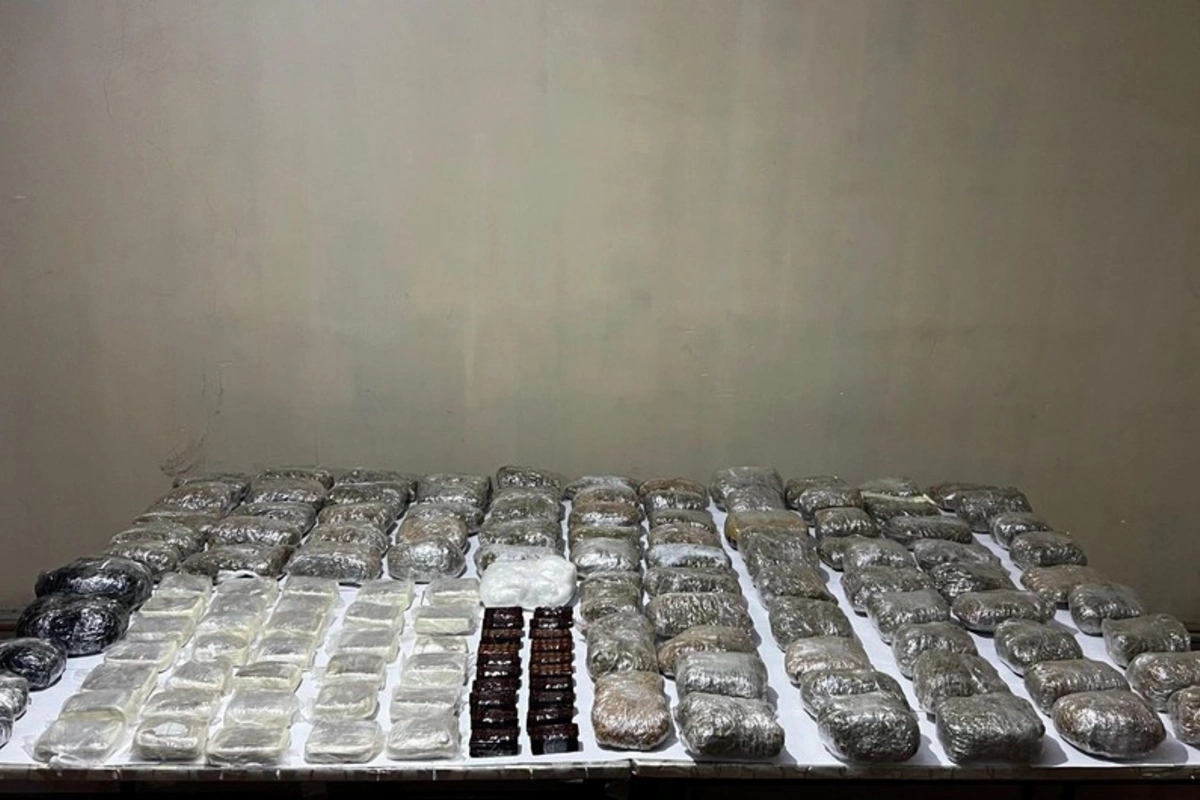 Azərbaycana 75 kq narkotik keçirilməsinin qarşısı alınıb