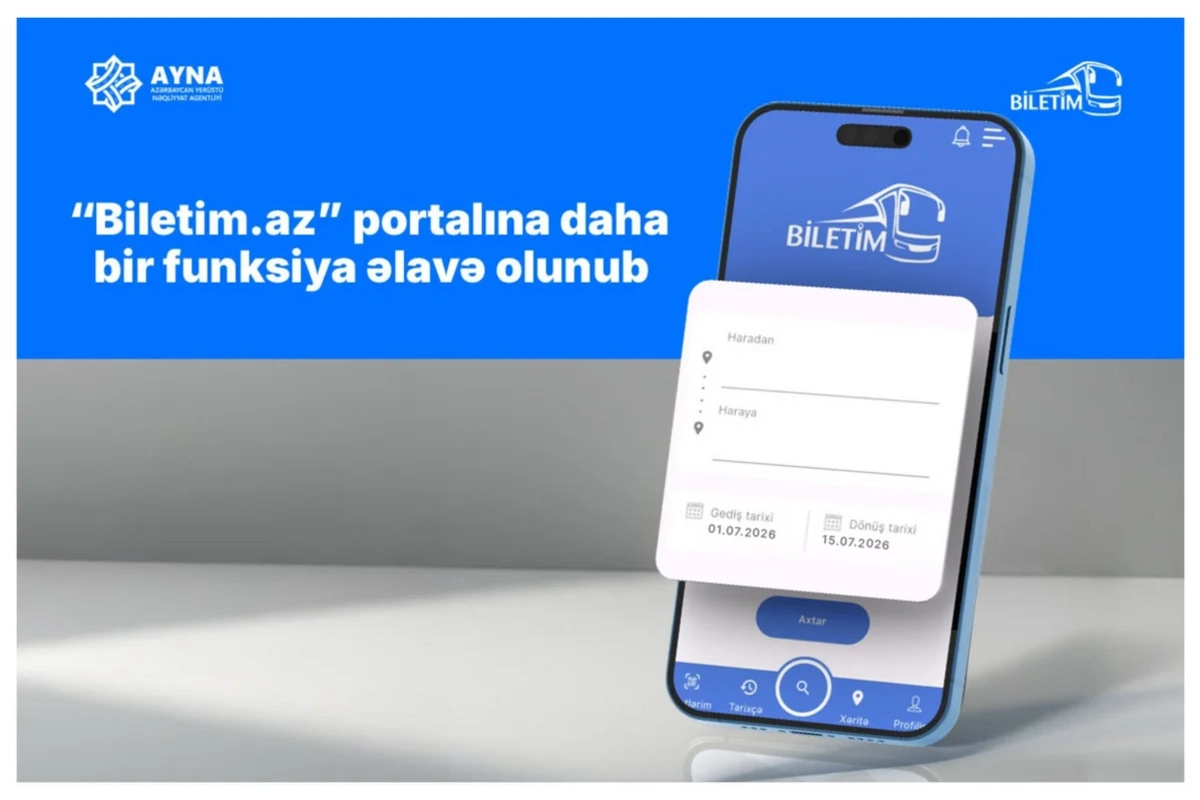 Azərbaycanda rayonlara səfər edən sərnişinlər hər iki istiqamət üzrə elektron bilet ala biləcəklər