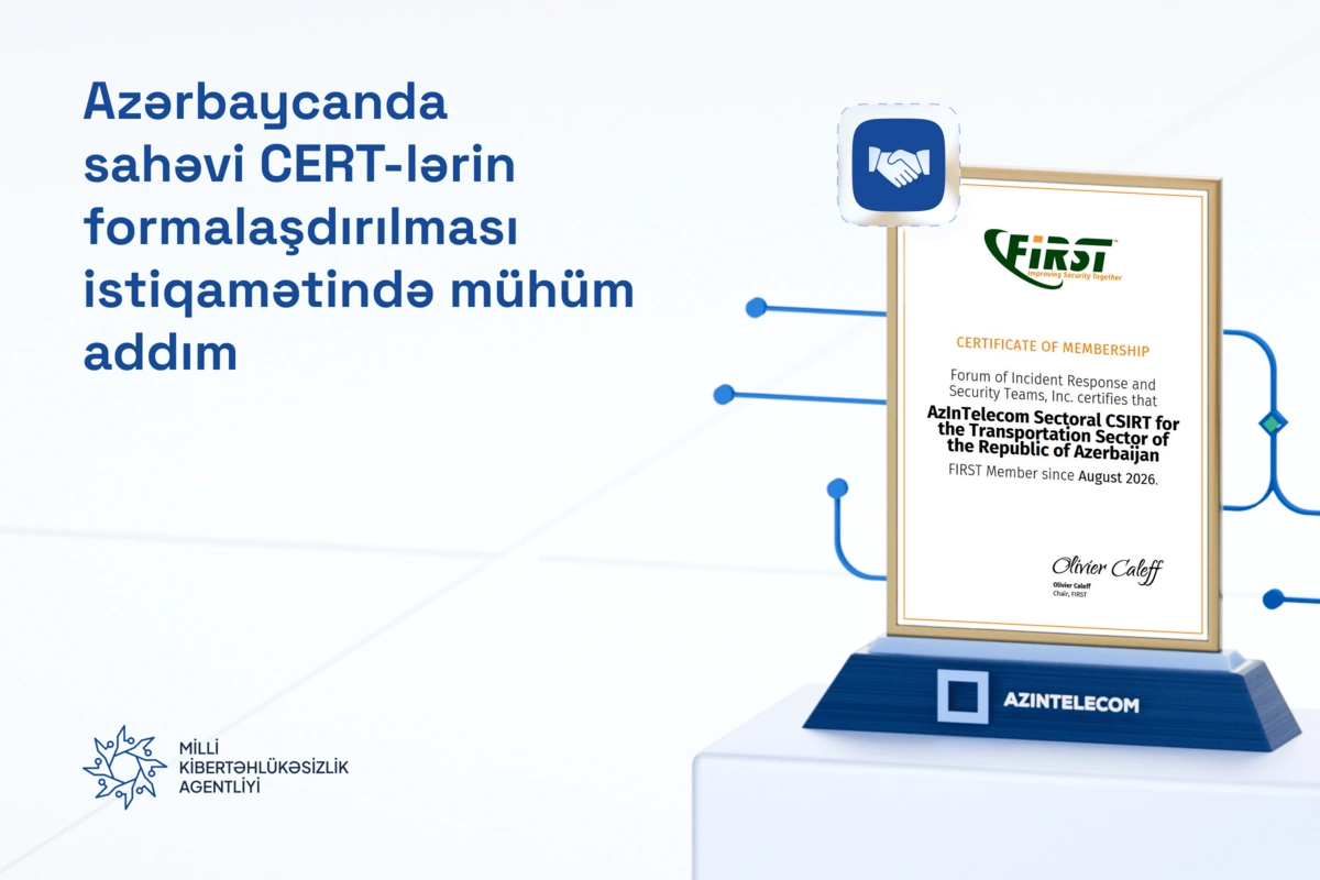 Azərbaycanda sahəvi CERT-lərin formalaşdırılması istiqamətində mühüm addım atılıb
