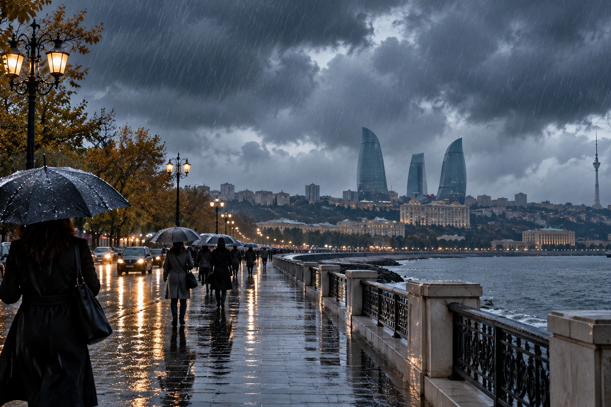 Azərbaycanda yağış, leysan, dolu və sel təhlükəsi gözlənilir - XƏBƏRDARLIQ