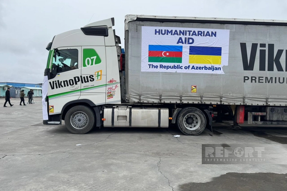 Azərbaycandan Ukraynaya 1 milyon dollar dəyərində növbəti humanitar yardım yola salınıb