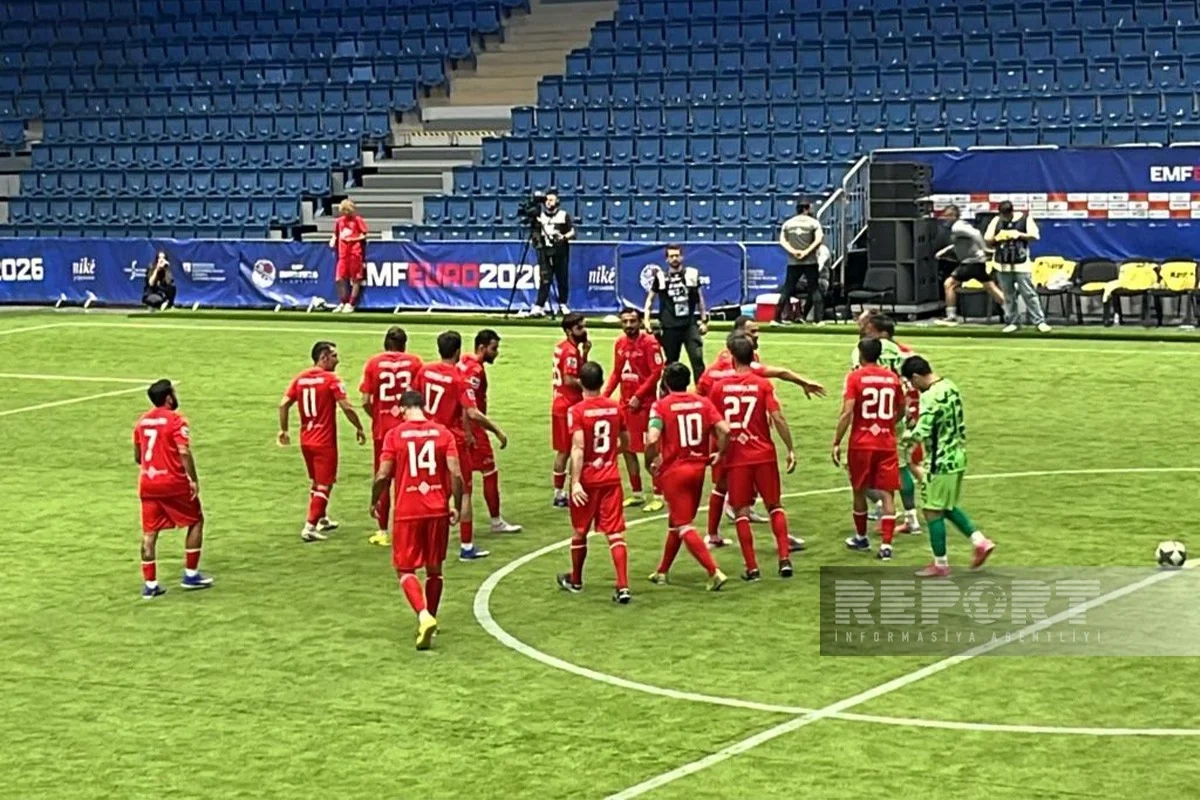 Azərbaycanın minifutbol millisi Avropa çempionatının finalına vəsiqə qazanıb