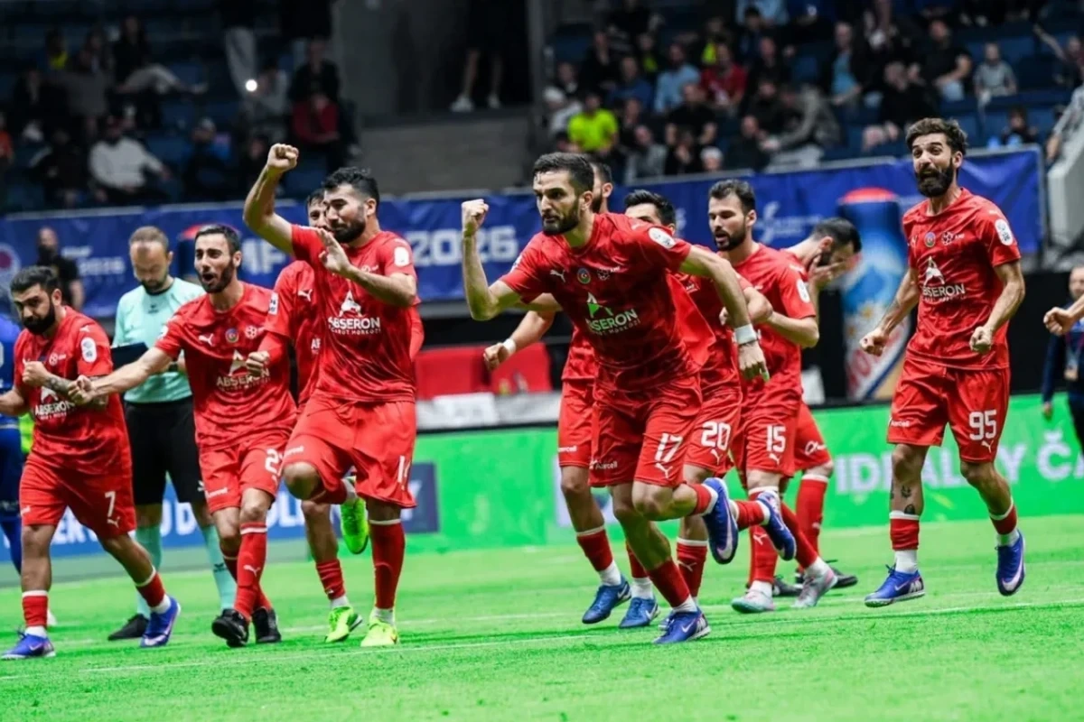 Azərbaycanın minifutbol millisi azarkeşlərlə görüşüb