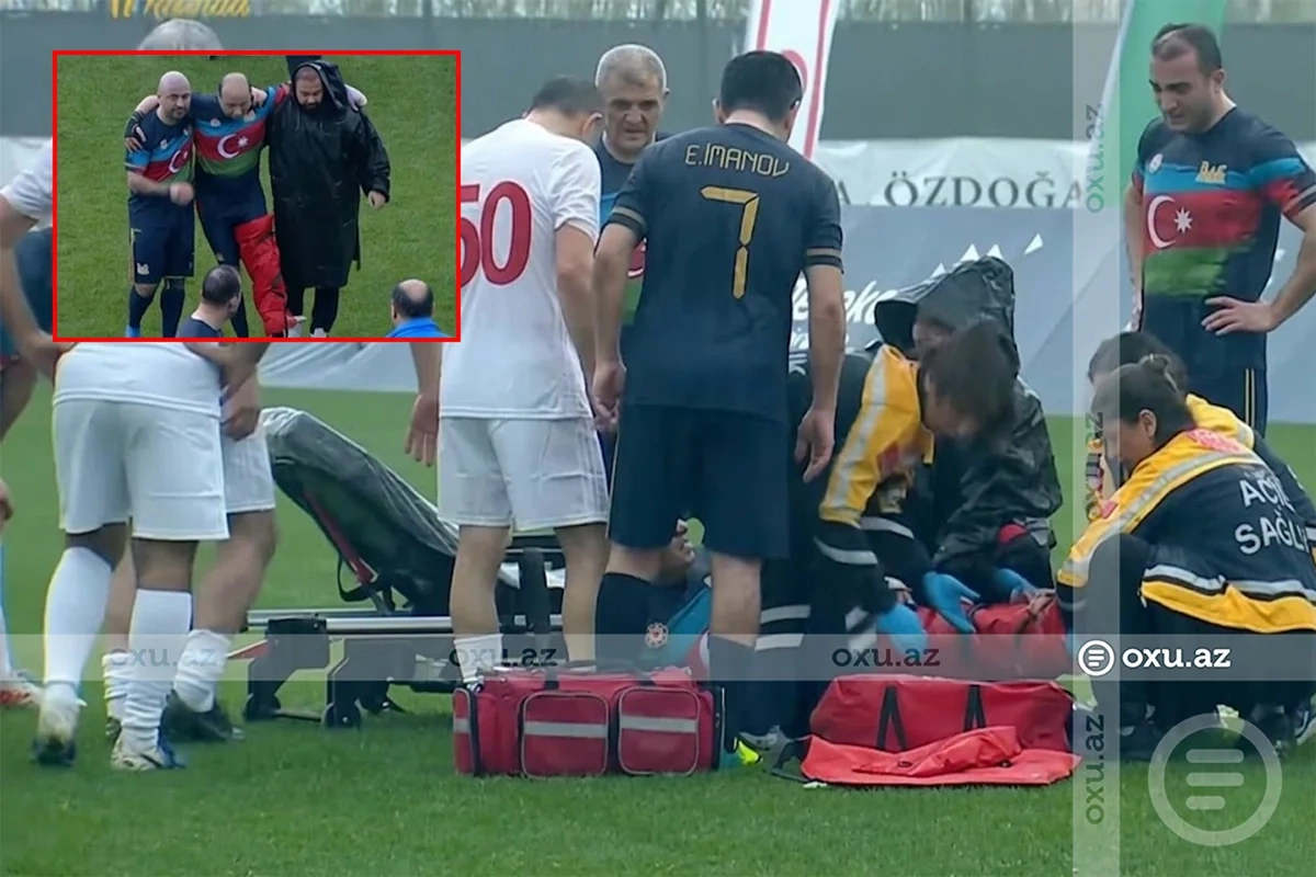 Azərbaycanlı deputat futbol matçında ağır zədələndi