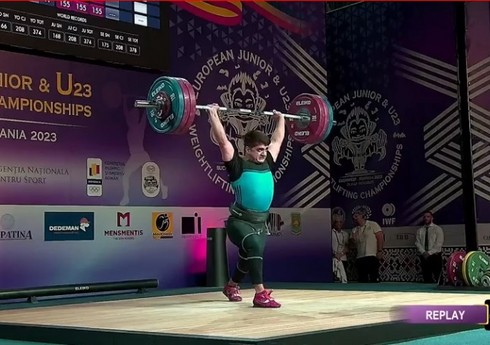 Azərbaycan ağırlıqqaldıranı Avropa birinciliyində gümüş medal qazanıb