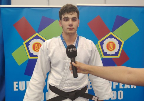Azərbaycan cüdoçusu Avropa çempionatında gümüş medal qazanması barədə danışıb