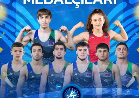 Azərbaycan güləşçiləri dünya çempionatında 2 qızıl, 3 gümüş, 3 bürünc medal qazanıblar