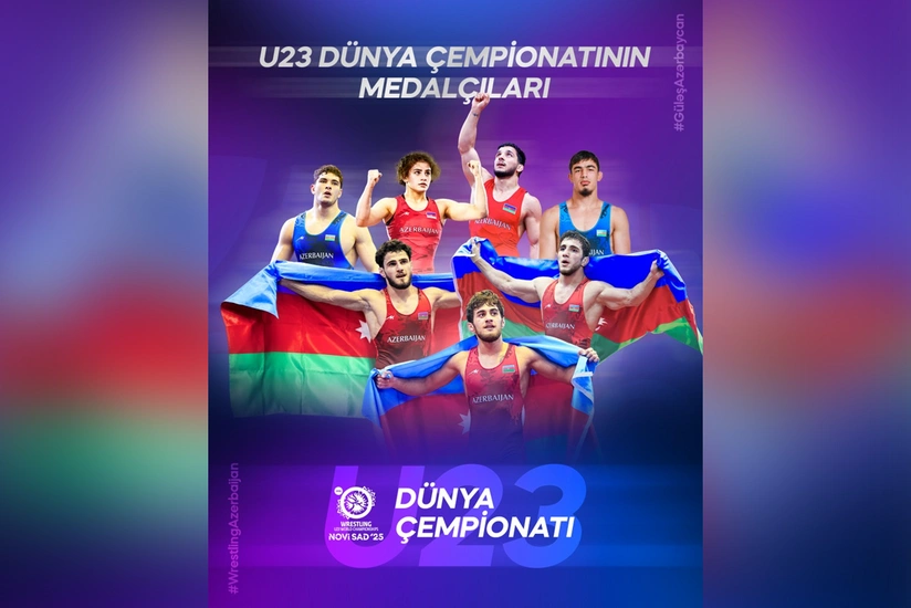 Azərbaycan güləşçiləri U-23 dünya çempionatında tarixi uğura imza atıblar