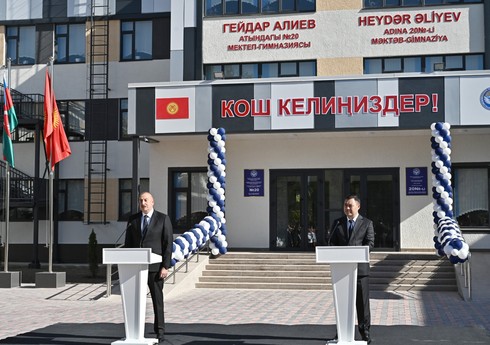 Azərbaycan lideri Qırğızıstan Prezidentinə təşəkkür edib