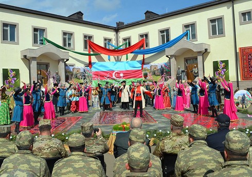 Azərbaycan Ordusu Novruz bayramını qeyd edib