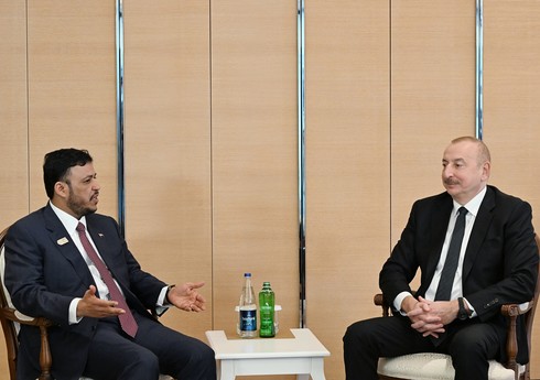 Azərbaycan Prezidenti İlham Əliyev Yəmənin vitse-prezidenti ilə görüşüb Azərbaycan Prezidenti İlham Əliyev Yəmənin vitse-prezidenti ilə görüşüb