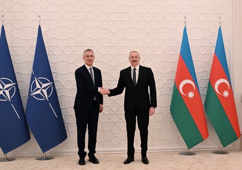 Azərbaycan Prezidenti və NATO-nun Baş katibi mətbuata bəyanatla çıxış ediblər - YENİLƏNİB