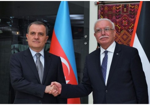 Azərbaycan və Fələstin XİN başçıları görüşüb - YENİLƏNİB