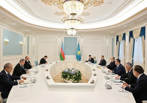 Azərbaycan və Qazaxıstan prezidentlərinin məhdud tərkibdə görüşü olub - YENİLƏNİB-2