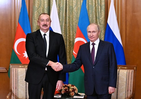 Azərbaycan və Rusiya prezidentlərinin təkbətək görüşü olub