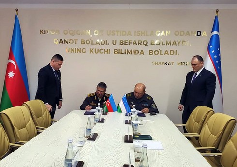 Azərbaycan və Özbəkistan müdafiə nazirləri hərbi əməkdaşlığı müzakirə ediblər, sənəd imzalayıblar