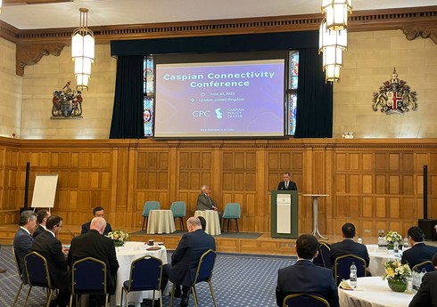 Azərbaycan XİN başçısı Londonda keçirilən “Caspian Connectivity” konfransında iştirak edib - YENİLƏNİB