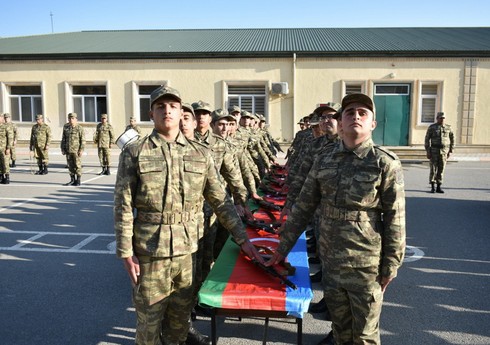 Azərbaycanda hərbi xidmətə növbəti çağırış başa çatıb